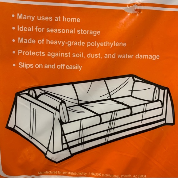 Uhaul Other Uhaul Sofa Cover Clear Plastic Slip Cover Poshmark